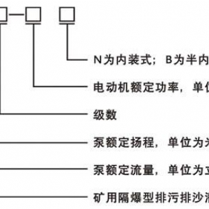 4kW礦用隔爆型排污排沙潛水電泵